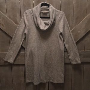 Turtle Neck Grey Dress